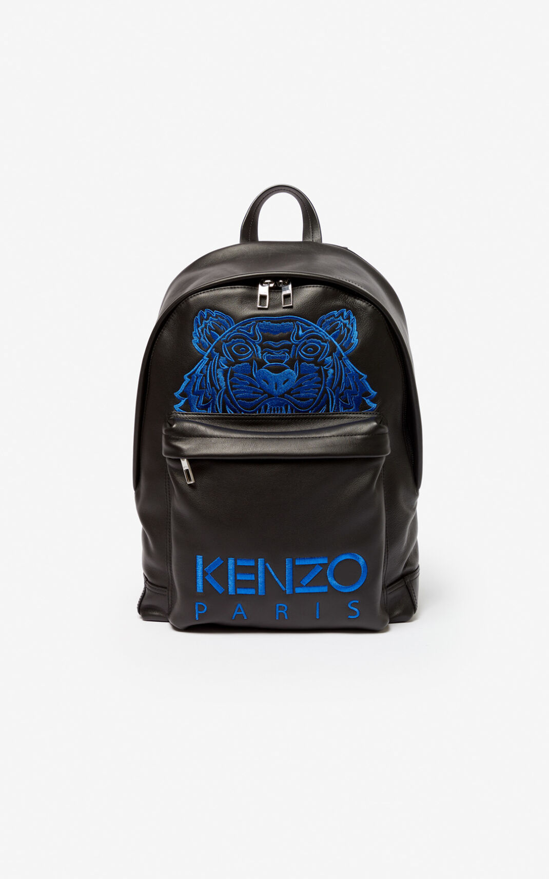 Sac À Dos Kenzo Tiger Cuir Femme Noir | NZRW-15982